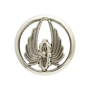 Insigne de béret Argent Train